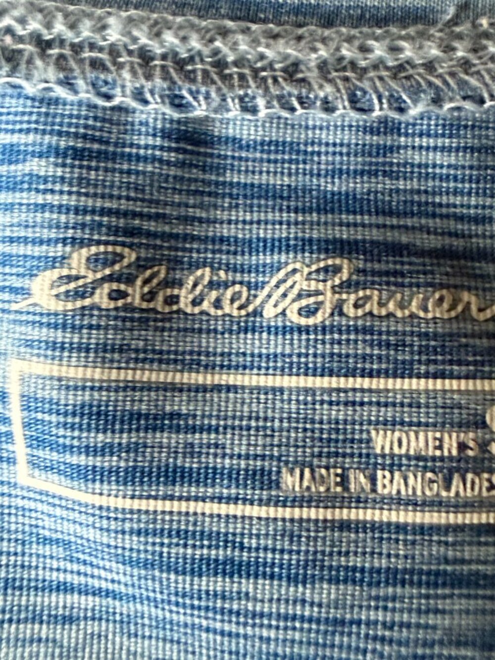 Eddie Bauer Active Tee Womens Small Blue - Picture 2 of 7